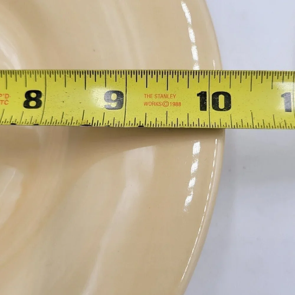Pottery Barn Sausalito Yellow Amber Rim Rimmed Soup Salad Pasta Bowls Set of 2